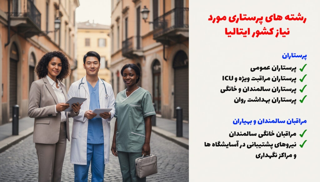 نیاز فوری ایتالیا به کادر درمان خارجی